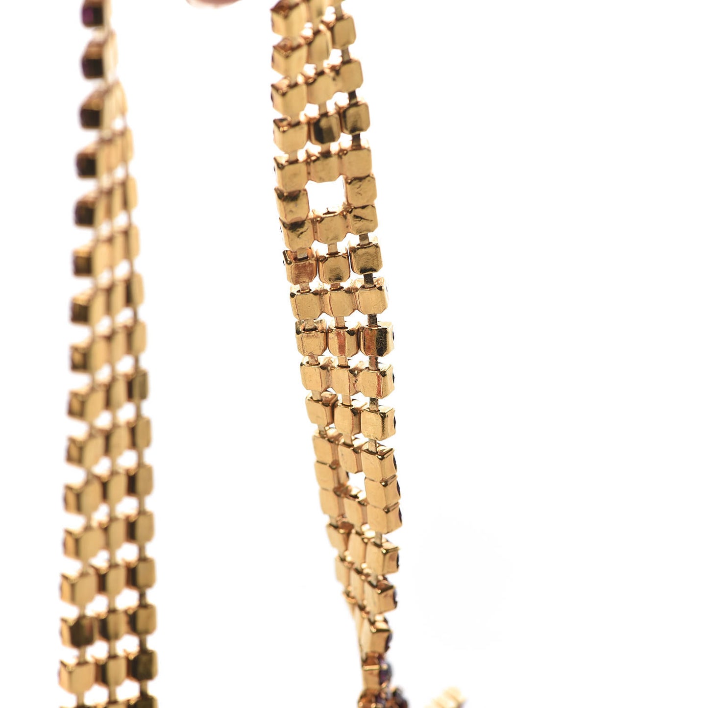 Crystal Charm Belt Multicolor