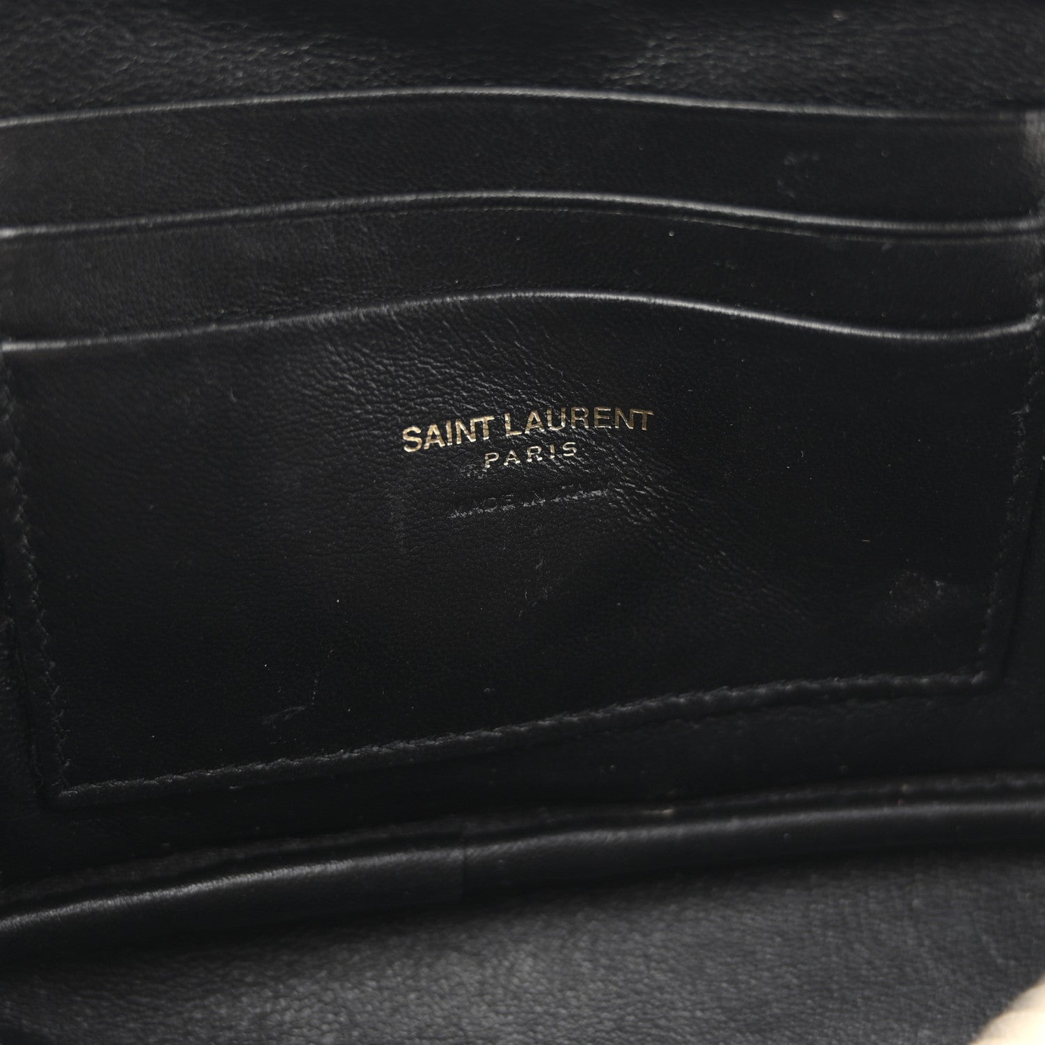 Saint Laurent Grain De Poudre Matelasse Monogram Mini Lou Camera Bag Dark Beige 6 of 11