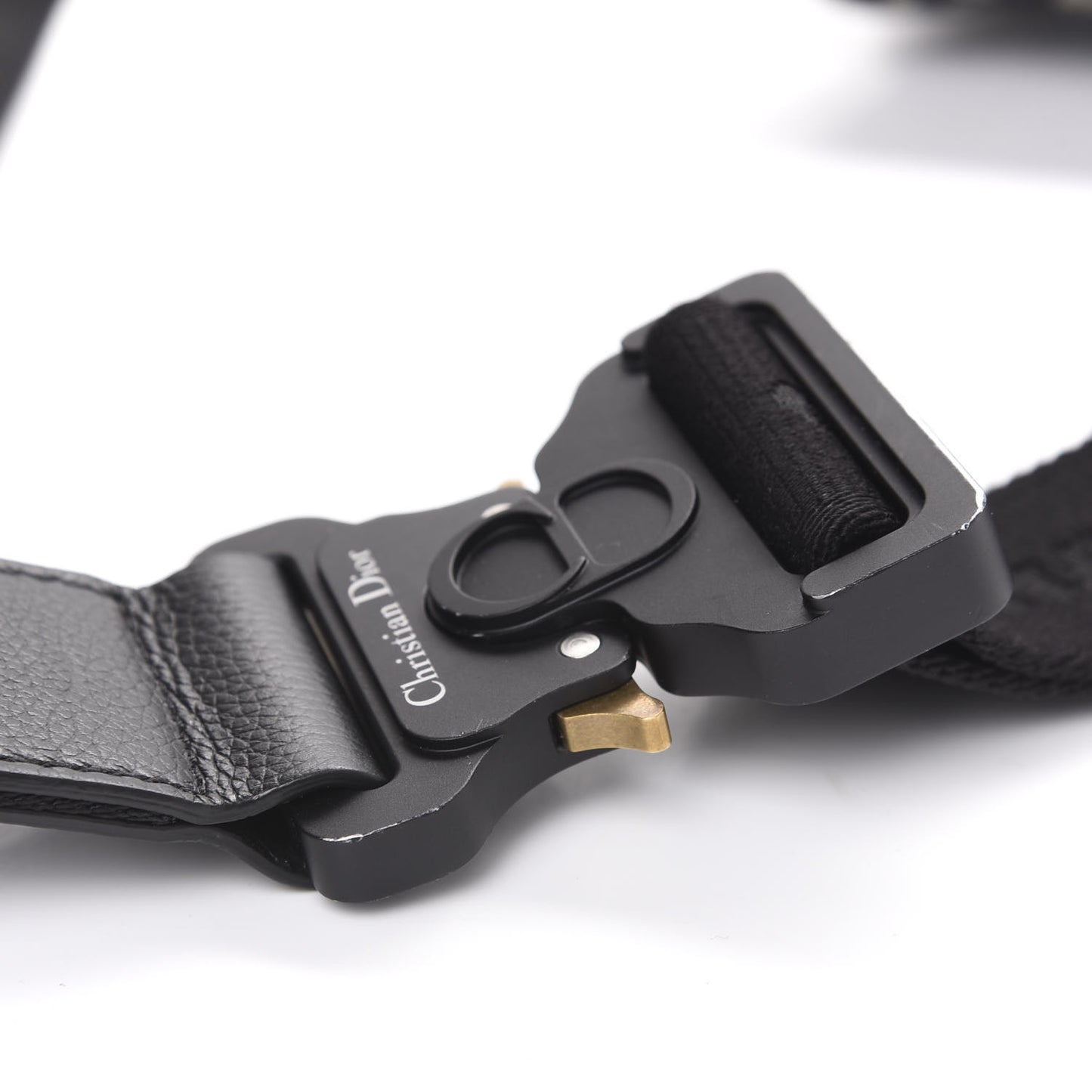 Oblique Mens Saddle Bag Black