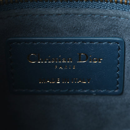 Christian Dior Lambskin Cannage Small My ABCDior Lady Dior Deep Ocean 6 of 10