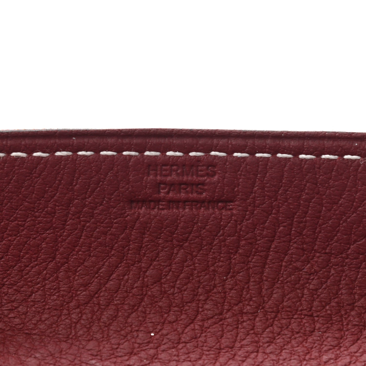 Hermes Taurillon Clemence Felt Bridge Mises et Relances Change Tray Orange Rouge H 3 of 5