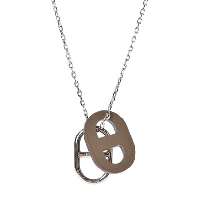 Hermes Swift O'Maillon Pendant Necklace Etoupe 3 of 5