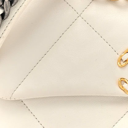 Chanel Lambskin Quilted Medium Chanel 19 Flap White 8 of 15
