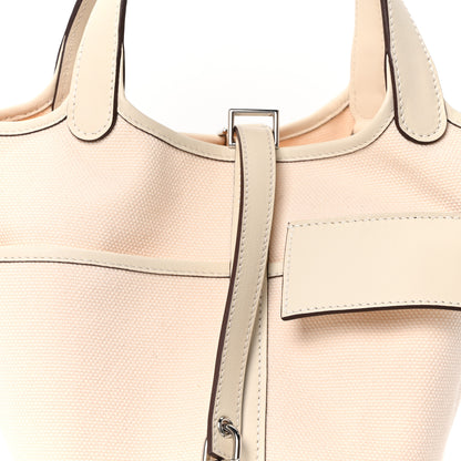 Hermes Toile Goeland Swift Cargo Picotin Lock 18 Nata 7 of 9