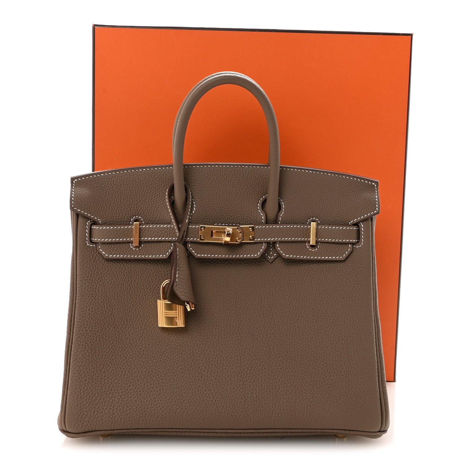 Hermes Togo Birkin 25 Etoupe 11 of 11