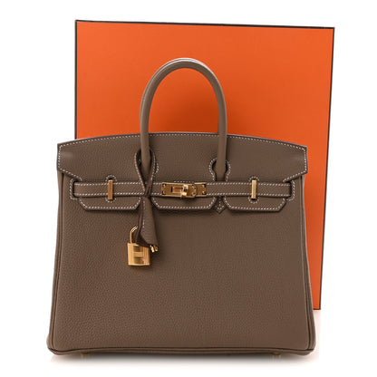 Hermes Togo Birkin 25 Etoupe 11 of 11