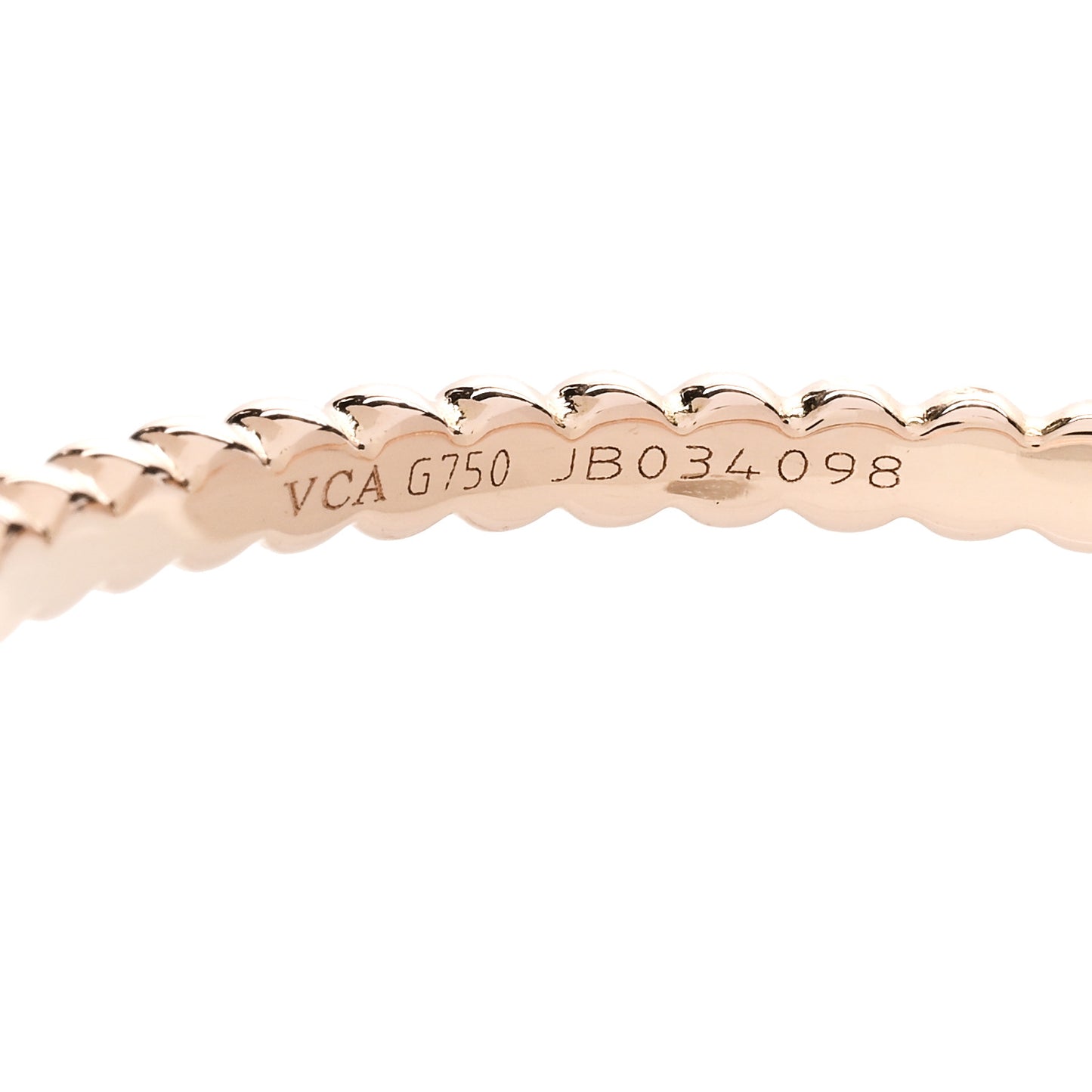 18K Rose Gold Large Perlee Hoop Earrings