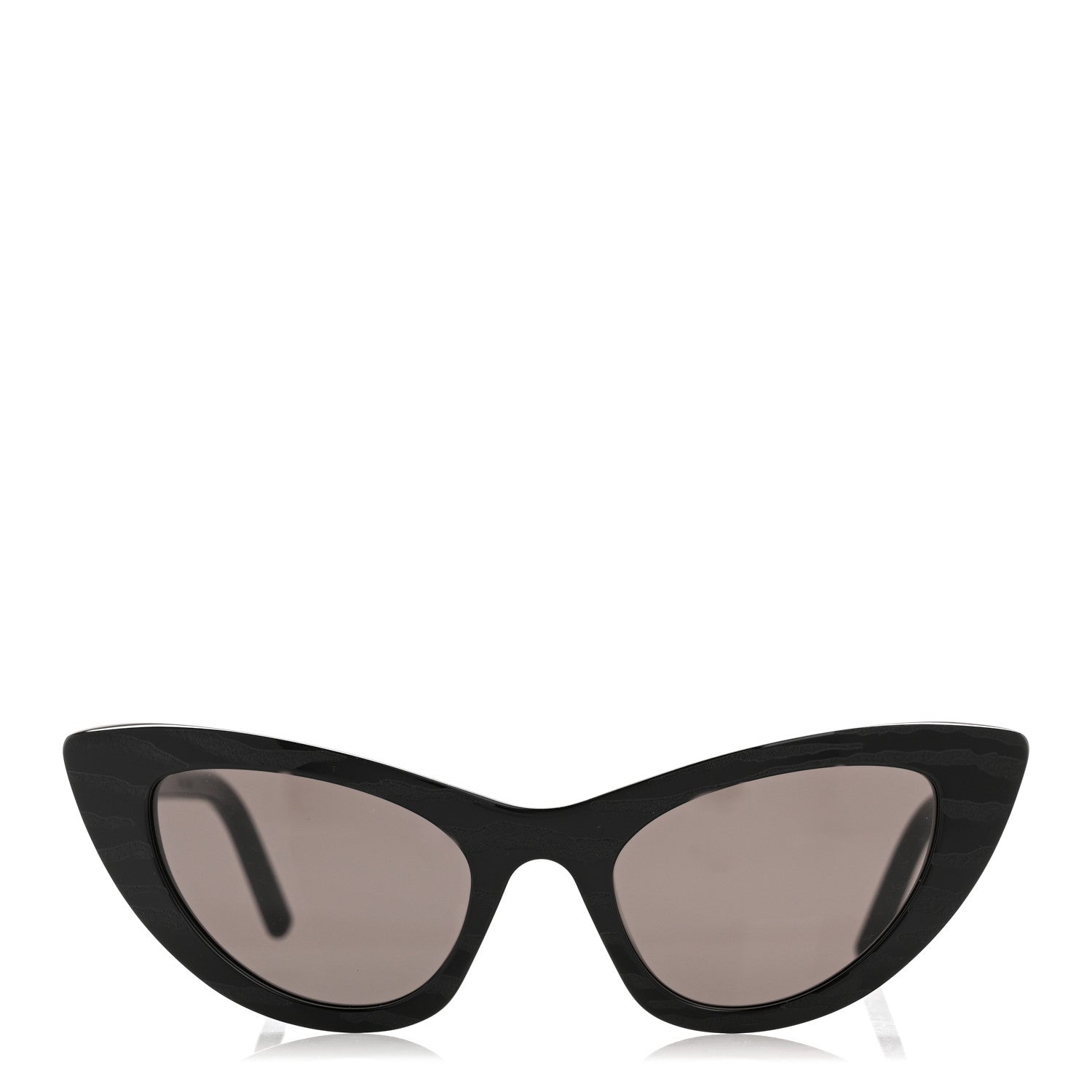Saint Laurent Acetate Lily Tiger Cat Eye Sunglasses SL213 Black 2 of 9