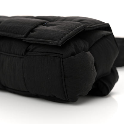 Bottega Veneta Nylon Intrecciato Padded Tech Mini Cassette Belt Bag Black 10 of 11