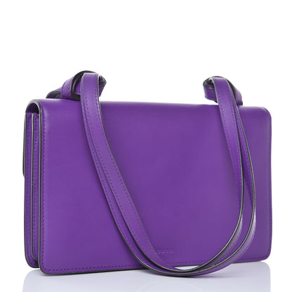 Gucci Calfskin Animalier Shoulder Bag Purple 3 of 8