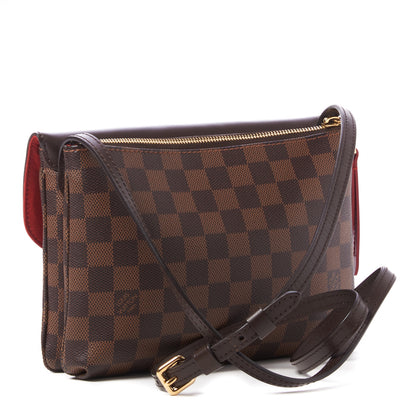 Louis Vuitton Damier Ebene Twice Cherry 3 of 9