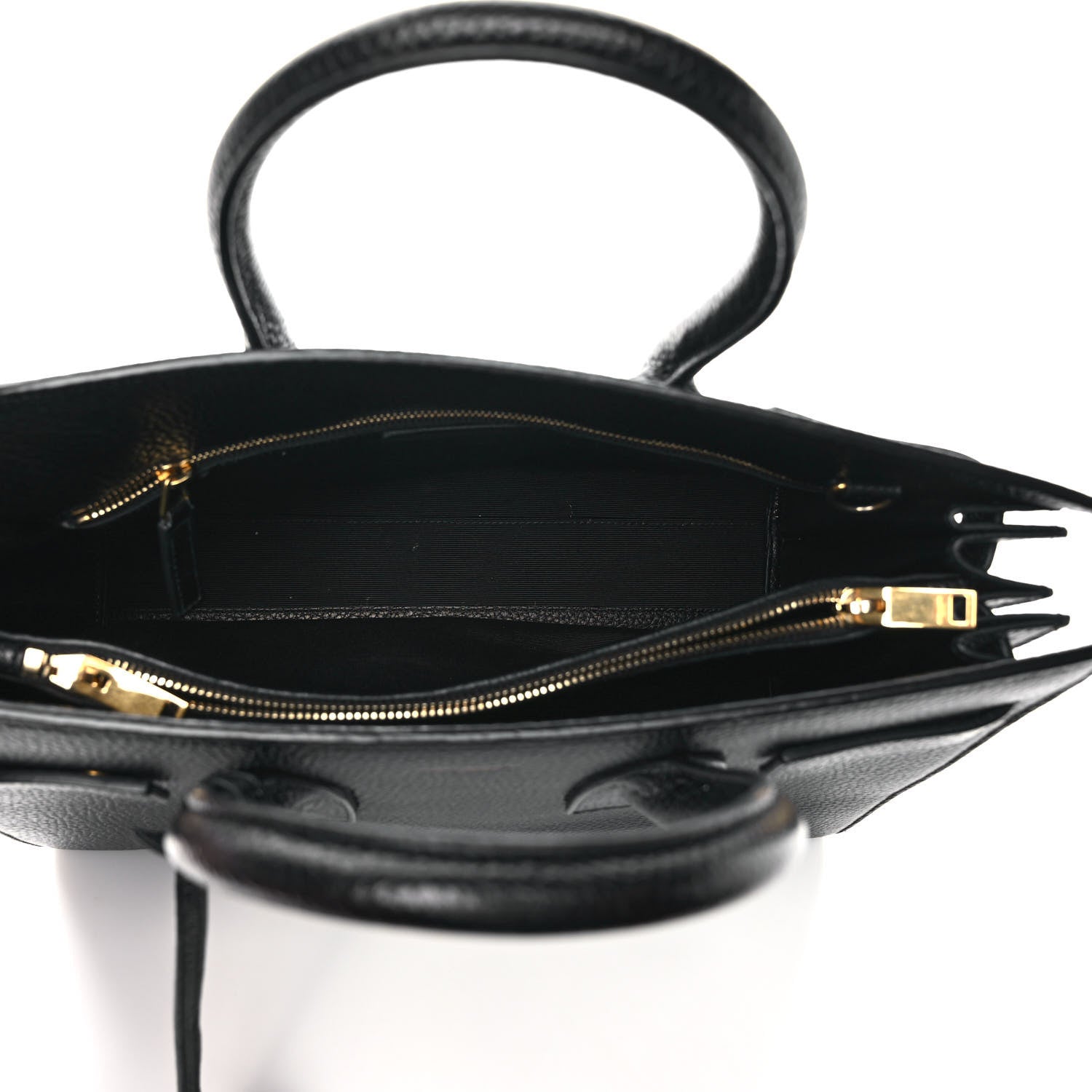 Saint Laurent Grained Calfskin Small Sac De Jour Black 5 of 8
