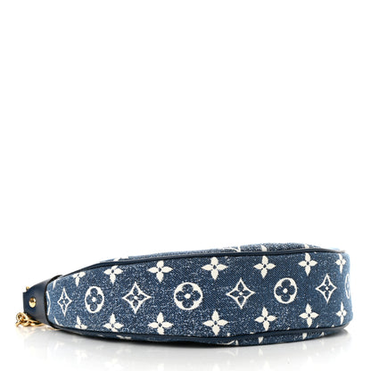 Louis Vuitton Monogram Jacquard Denim Loop Bleu 4 of 10