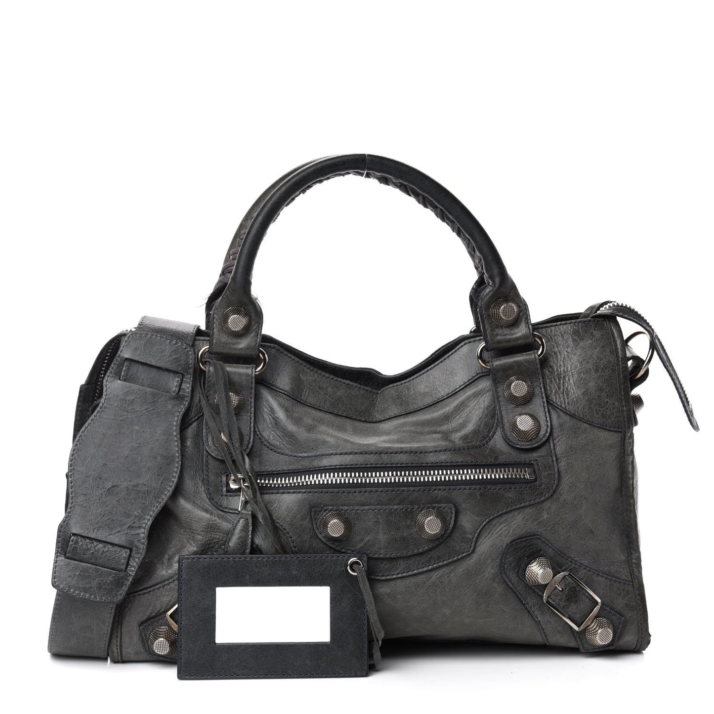 Agneau Giant 21 Silver Hardware City Anthracite