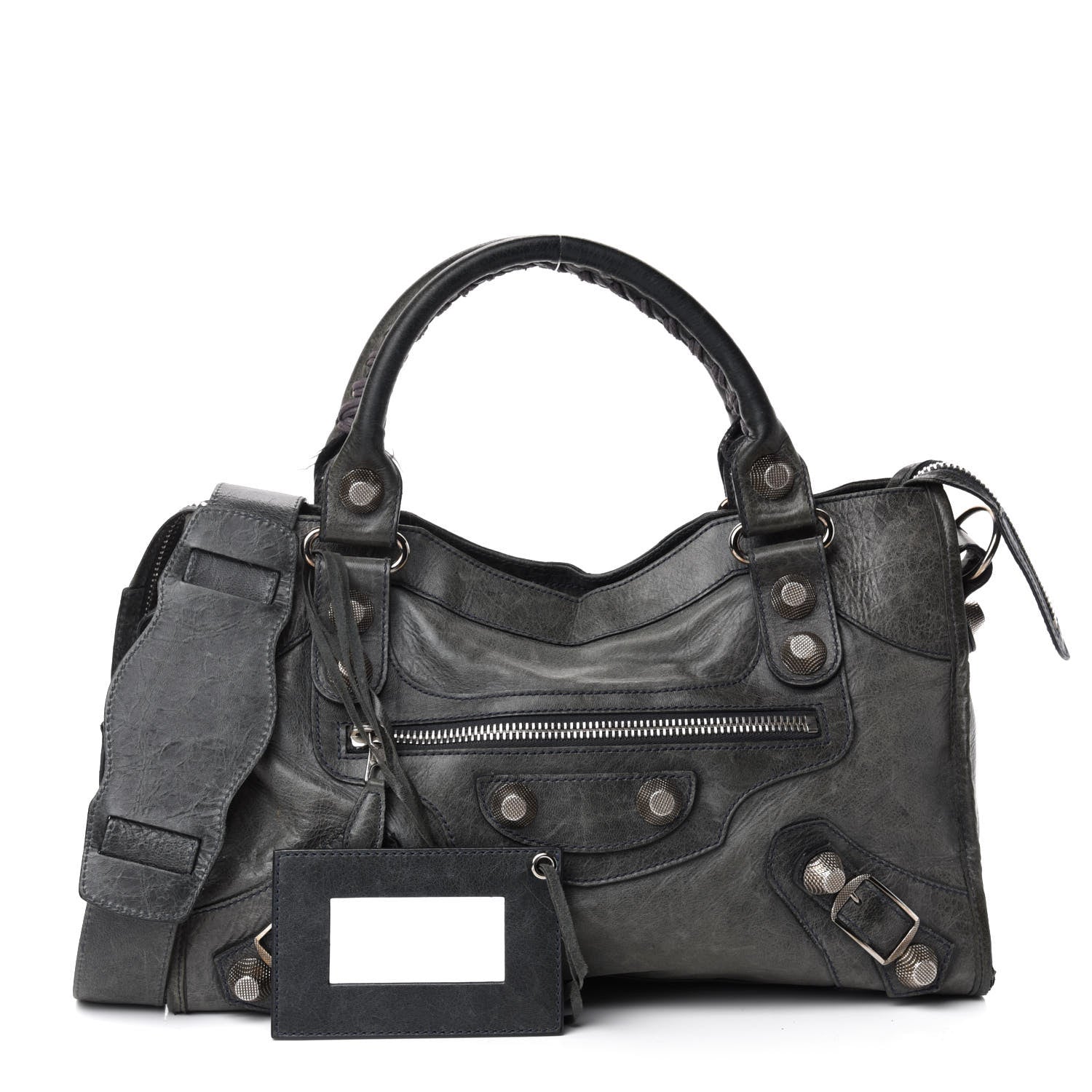 Balenciaga Agneau Giant 21 Silver Hardware City Anthracite 1 of 10