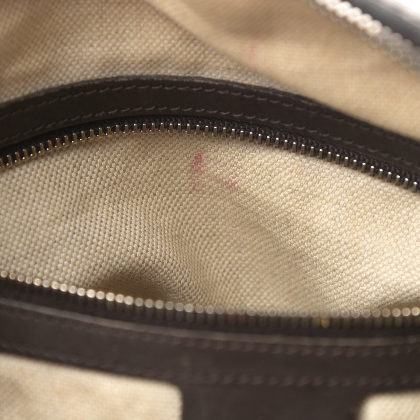 Monogram Vintage Web Medium Boston Dark Brown
