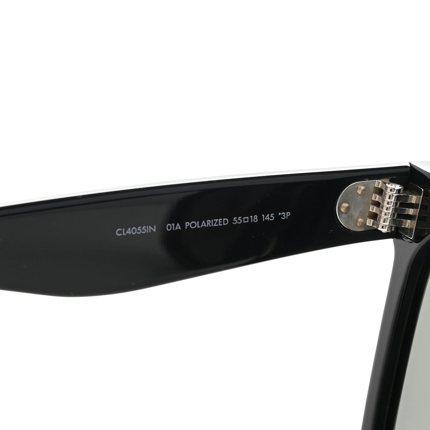 Acetate Polarized Oversized Sunglasses CL4055IN Black