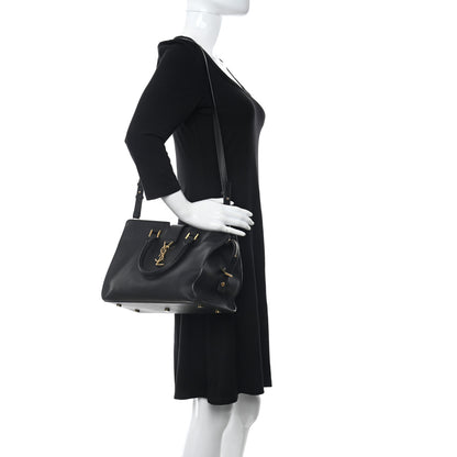 Saint Laurent Calfskin Small Monogram Cabas Black 2 of 12