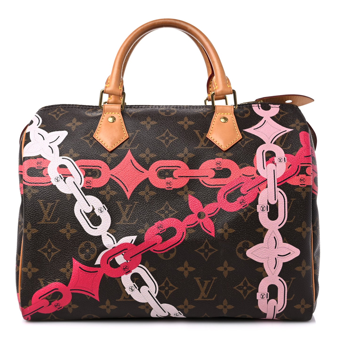 Monogram Bay Speedy 30 Rose Ballerine Poppy