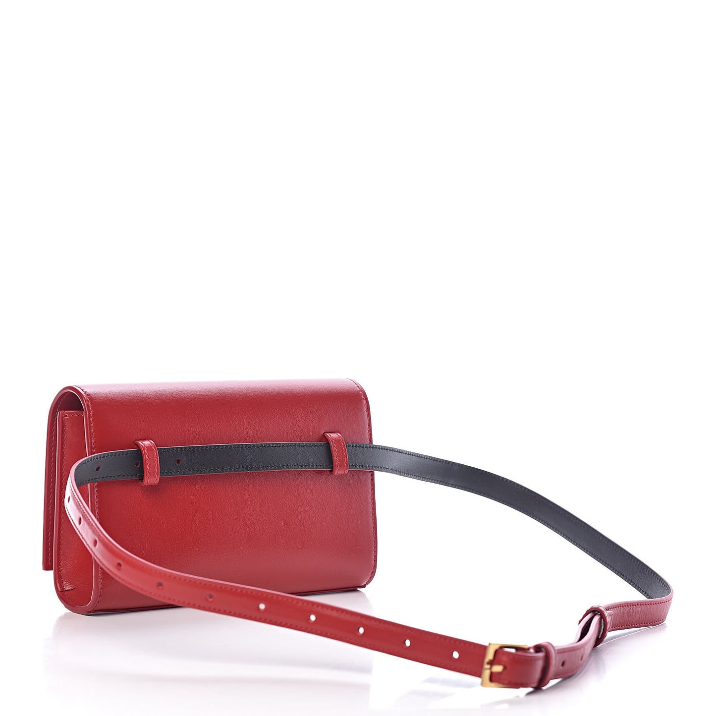 Smooth Calfskin Monogram Kate Belt Bag Red