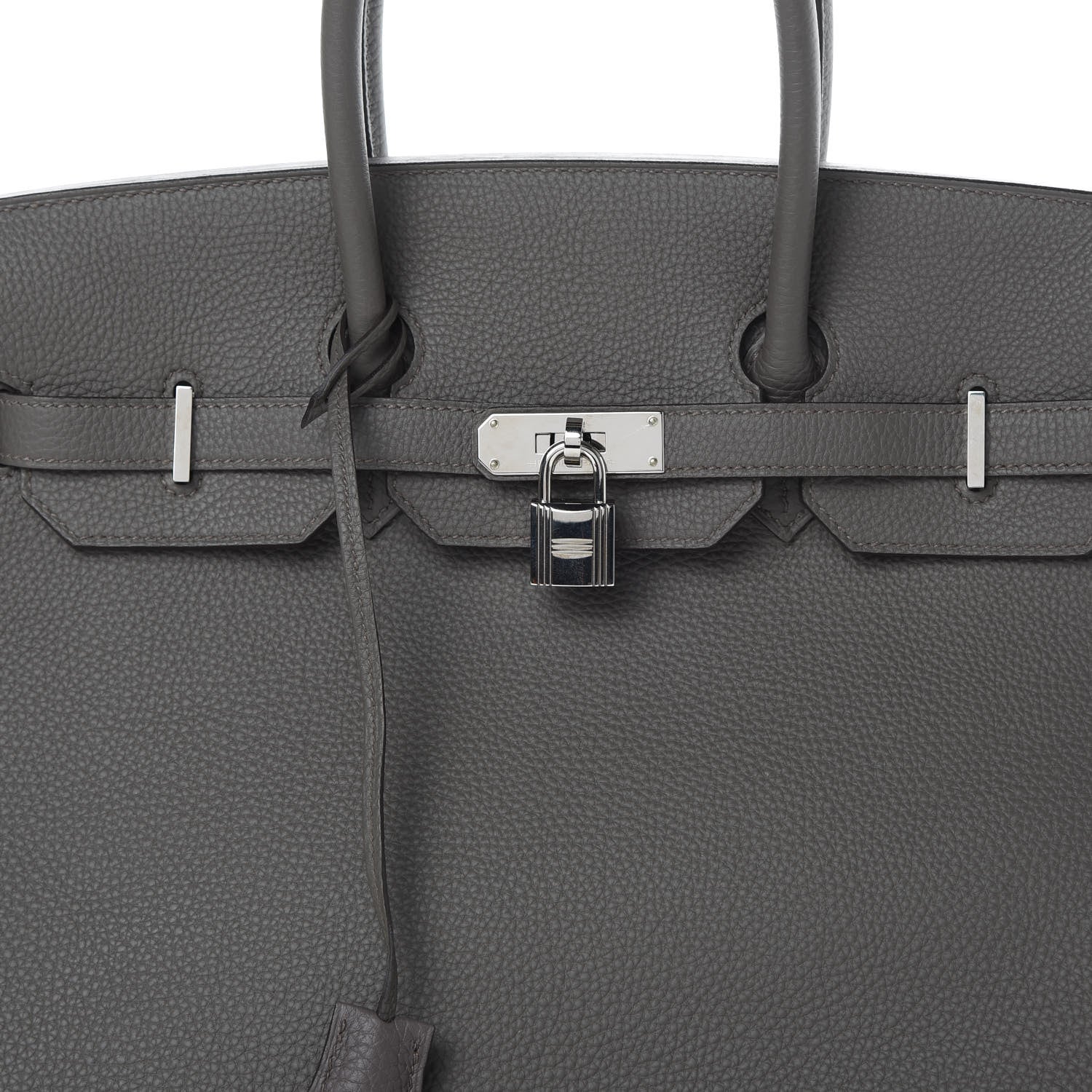 Hermes Togo Birkin 35 Etain 33 of 37