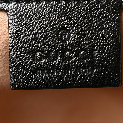 Gucci Monogram Matelasse Diagonal Small GG Marmont Shoulder Bag Beige Black 6 of 11