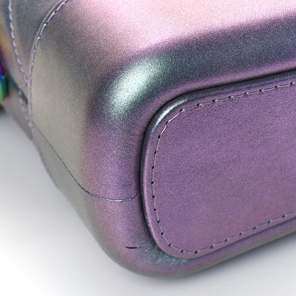 Chanel Iridescent Lambskin Calfskin Quilted Small Gabrielle Hobo Light Purple 8 of 9