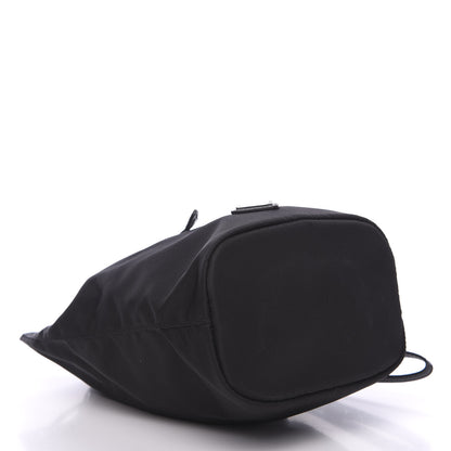 Prada Saffiano Tessuto Nylon Vela Bucket Wristlet Black 3 of 8
