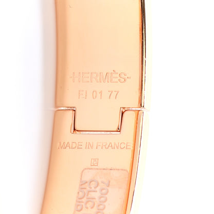 Hermes Enamel Narrow Clic Clac H Bracelet PM Black 4 of 5