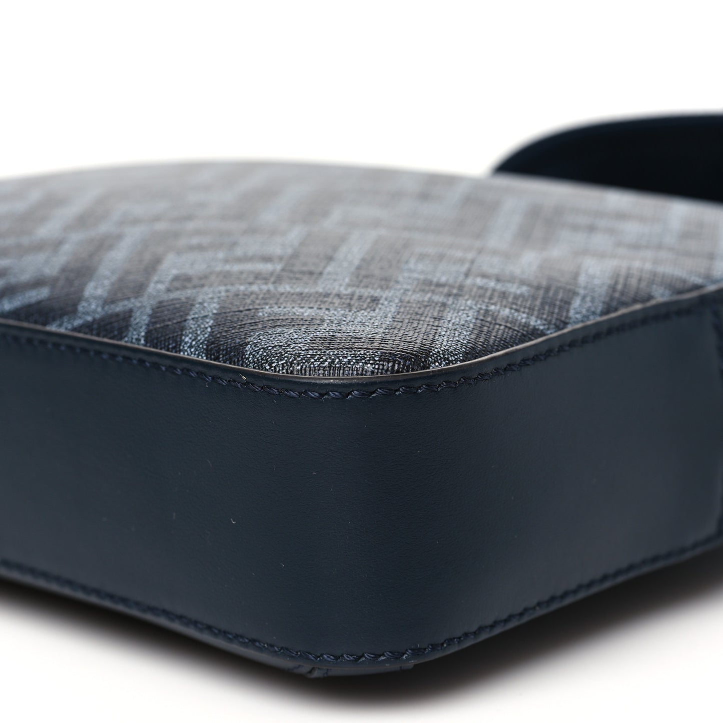 Glazed Fabric Vitello Liberty FF 1974 Diagonal Camera Case Navy