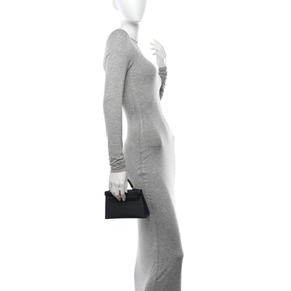 Hermes Epsom Mini Kelly Sellier 20 Gris Misty 2 of 11