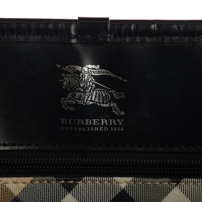 Burberry Nova Check Large Nickie Tote Black 7 of 11