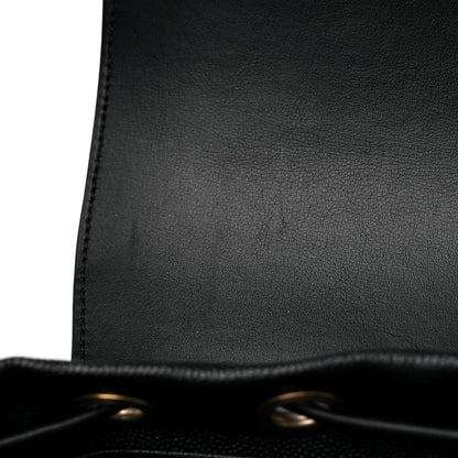 Chanel Caviar Quilted Filigree Backpack Black 10 of 13