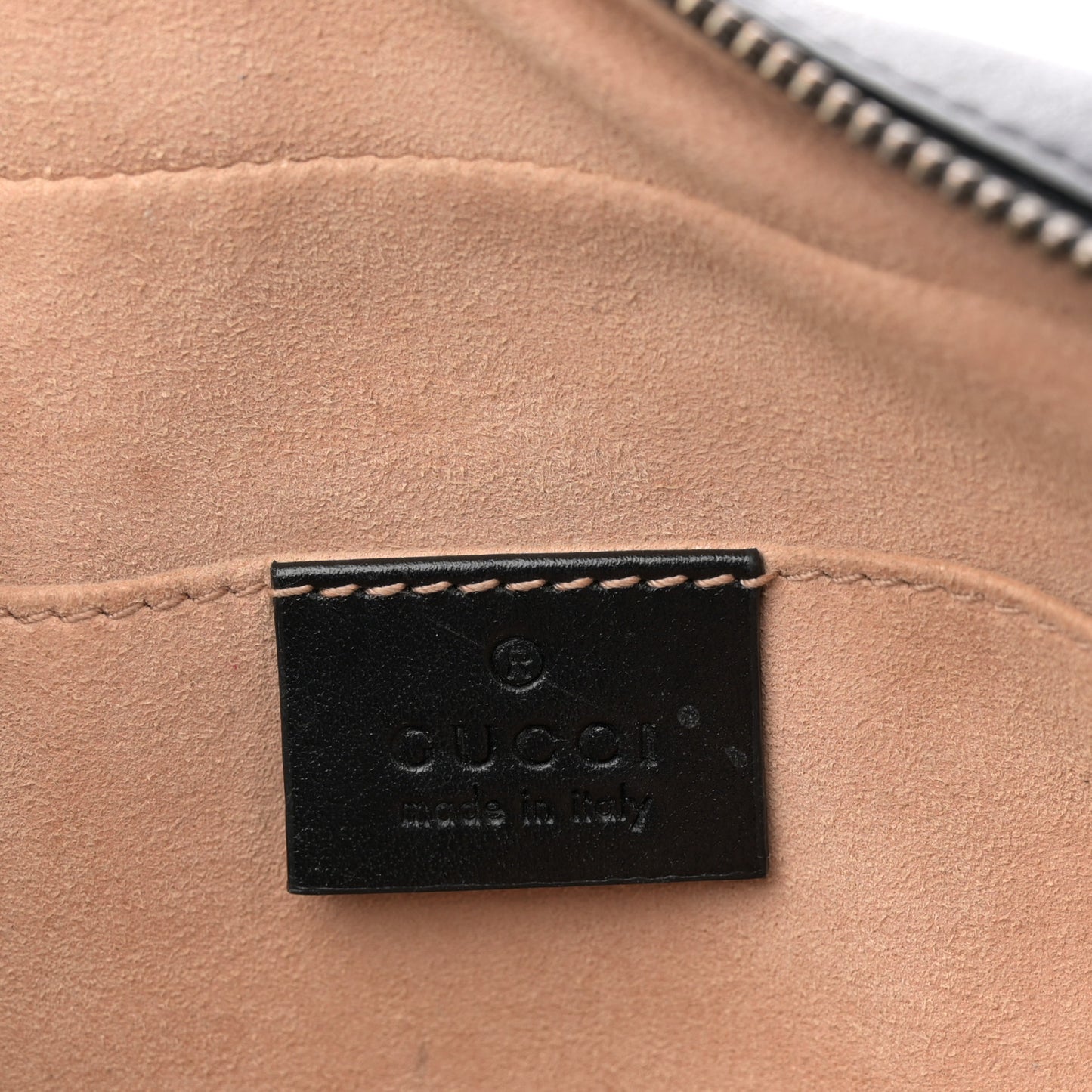 Calfskin Matelasse Small GG Marmont Chain Shoulder Bag Black