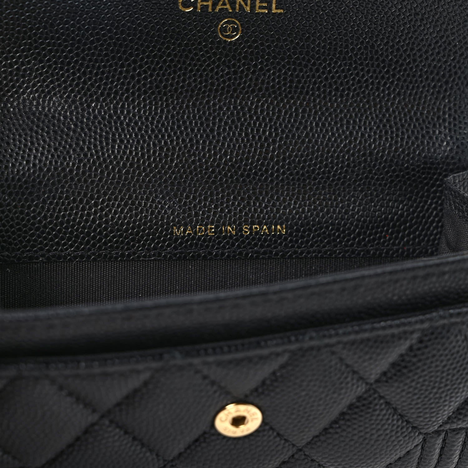 Chanel Caviar Quilted Boy Flap Card Holder Black 7 of 8