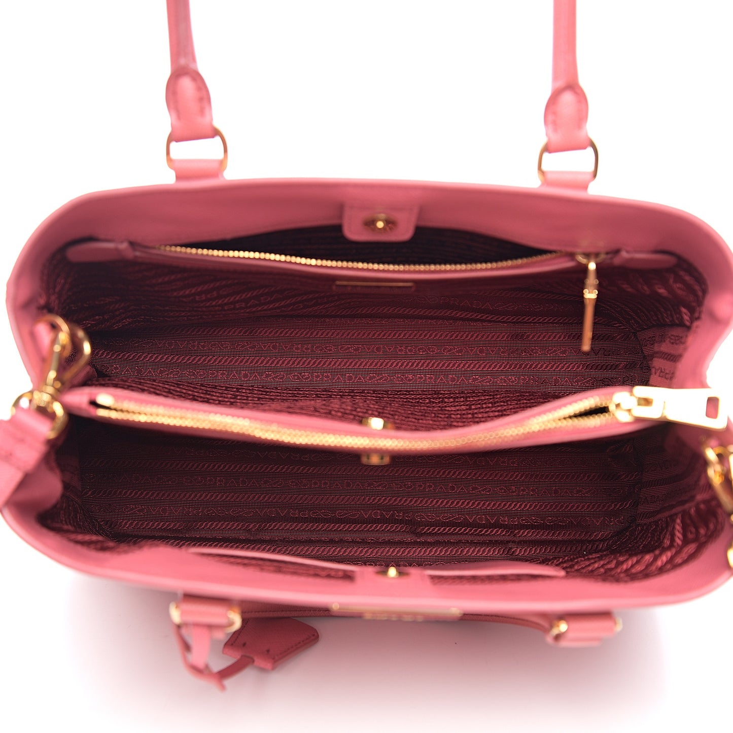 Saffiano Lux Medium Tote Bruyere