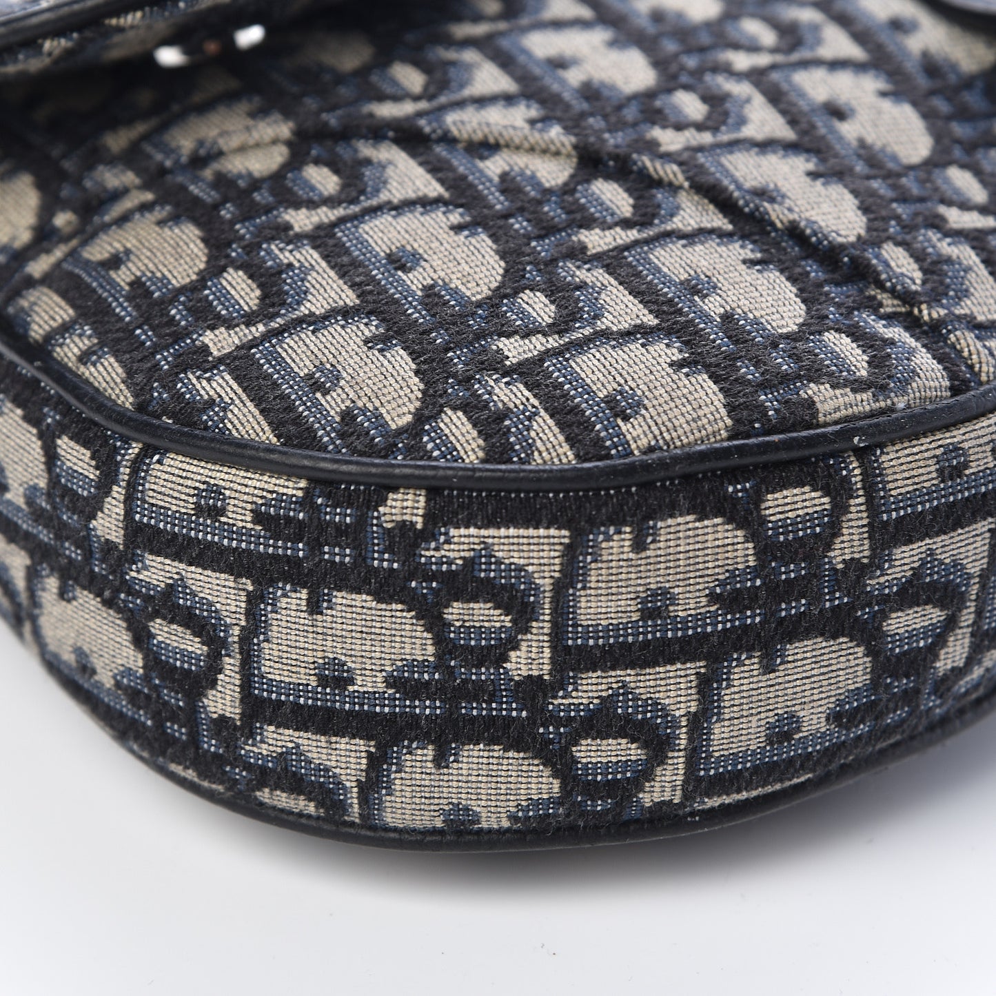 Oblique Saddle Bag Blue