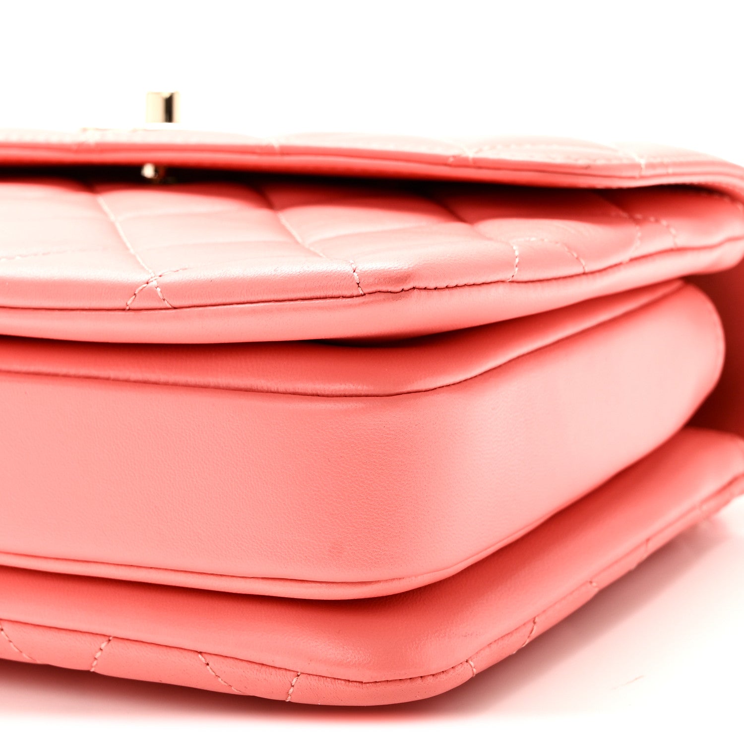 Chanel Lambskin Quilted Small Trendy CC Flap Dual Handle Bag Coral 10 of 10