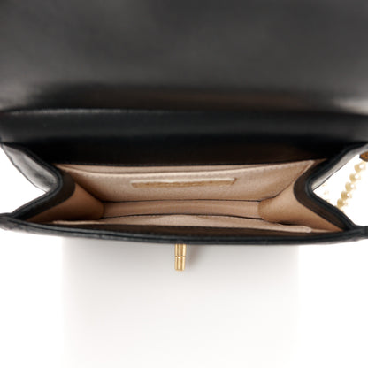 Chanel Goatskin Quilted Chic Pearls Flap Black 5 of 11
