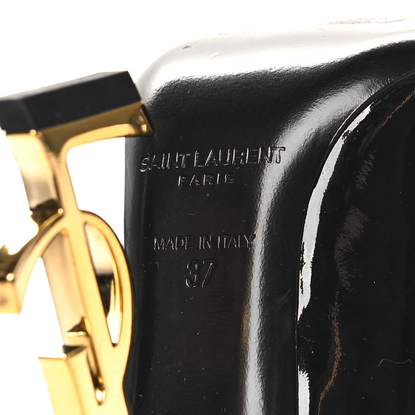 Patent Opyum 110 Pumps 37 Black Gold