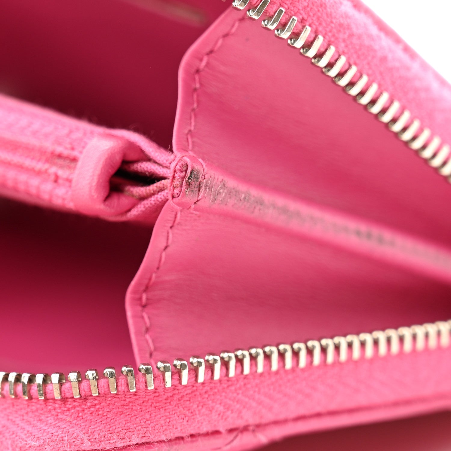 Chanel Caviar Quilted Small Zip Around Wallet Pink 11 of 13