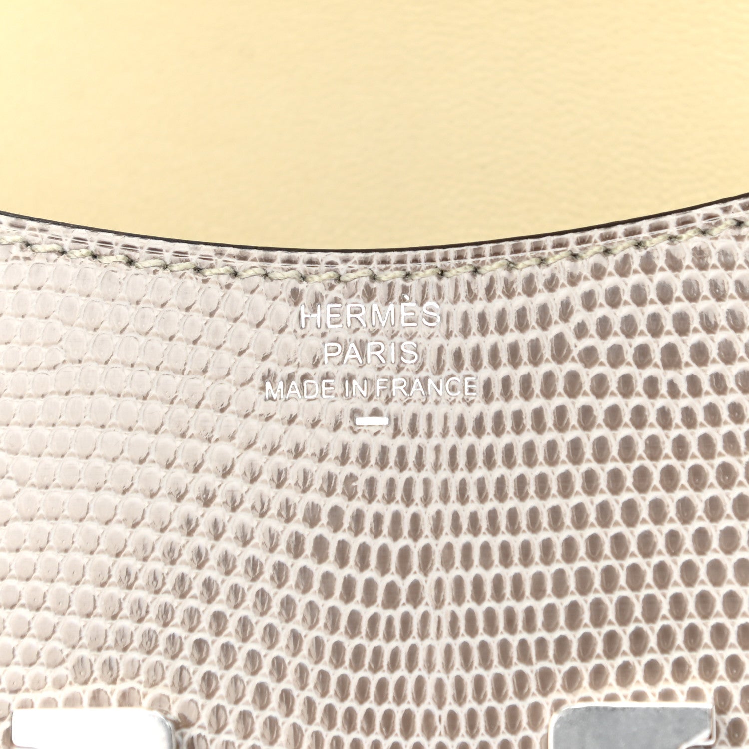 Hermes Lizard Constance Slim Wallet Ficelle 8 of 11