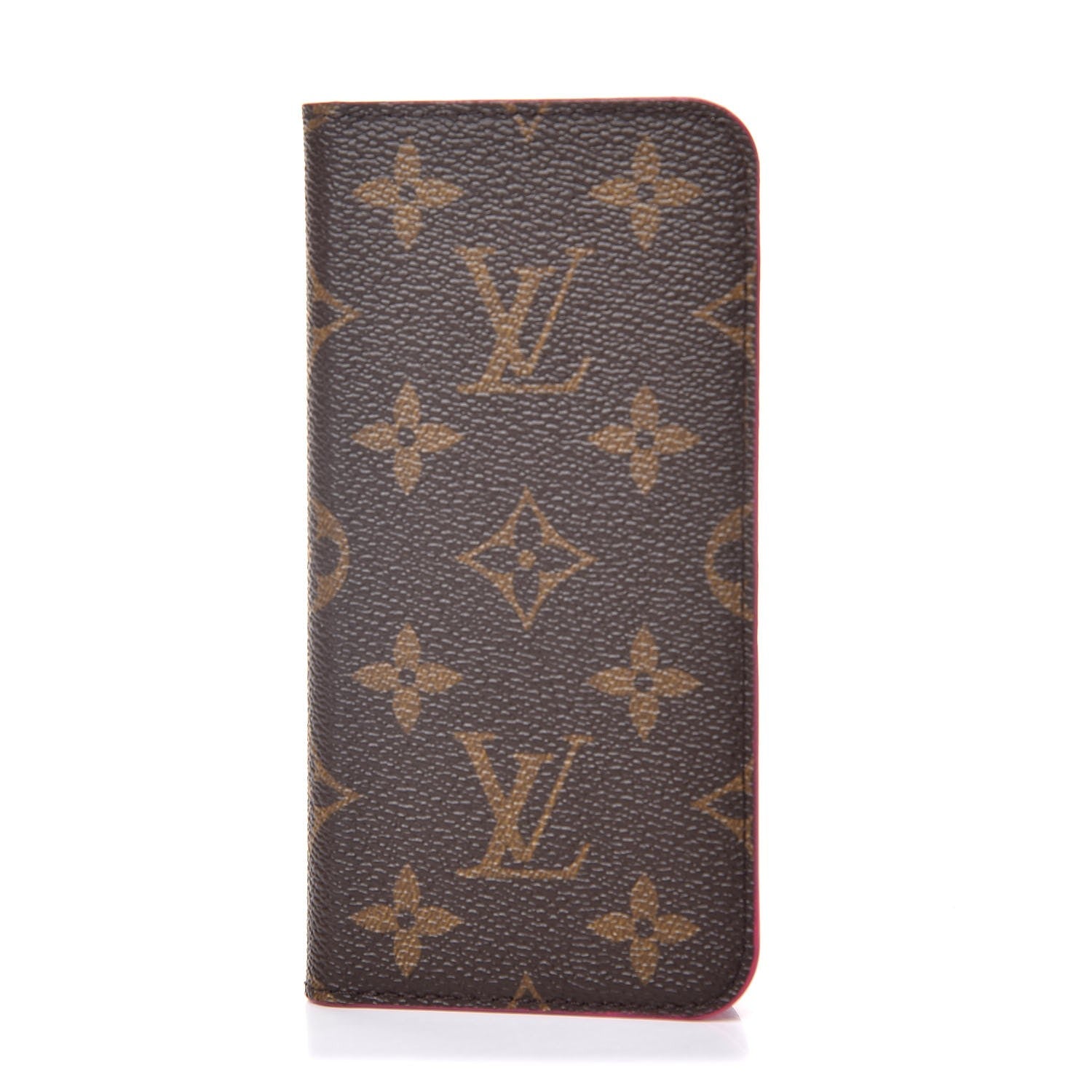 Louis Vuitton Monogram iPhone X Folio Case Rose Pop 1 of 8