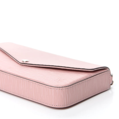 Louis Vuitton Epi Pochette Felicie Rose Ballerine 7 of 12