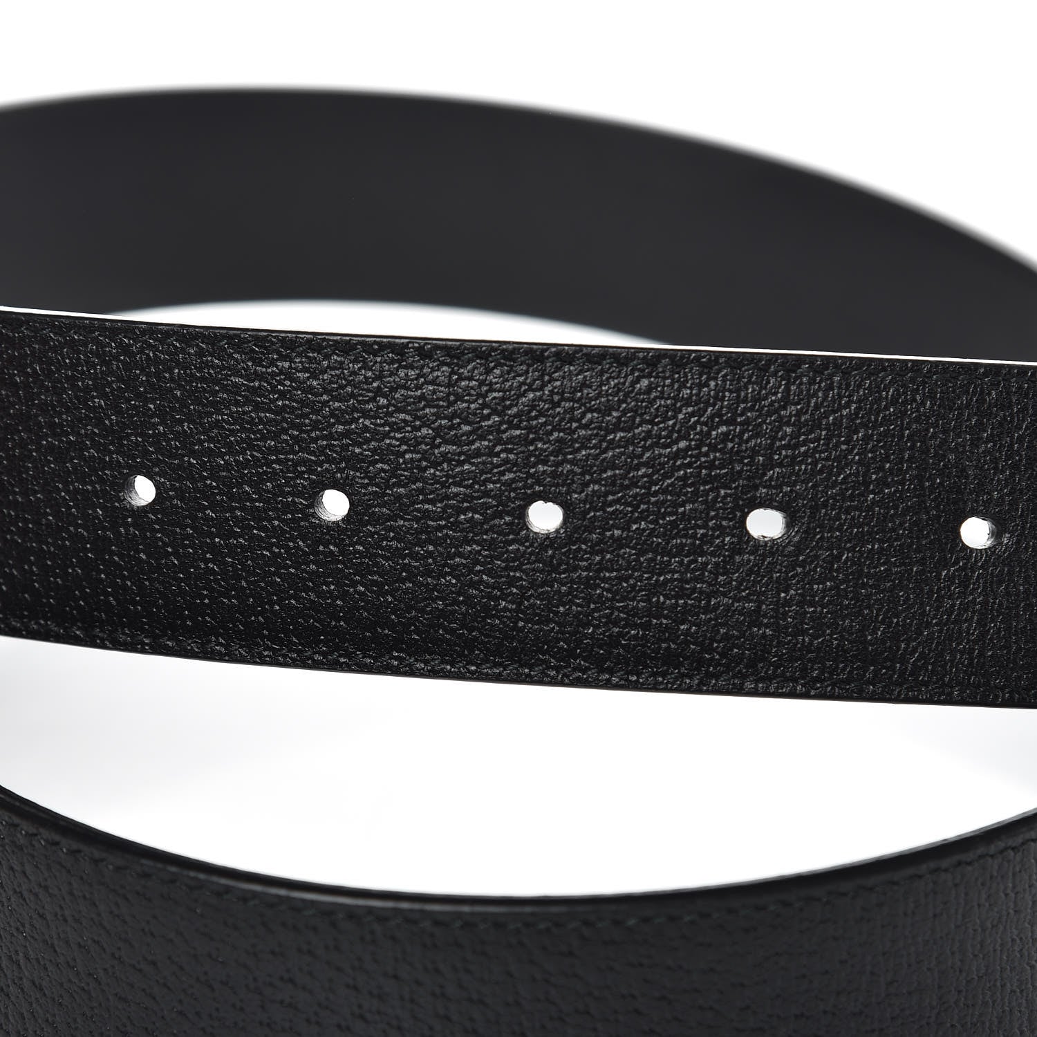 Gucci Textured Calfskin Double G 40mm Belt 110 44 Black 5 of 8