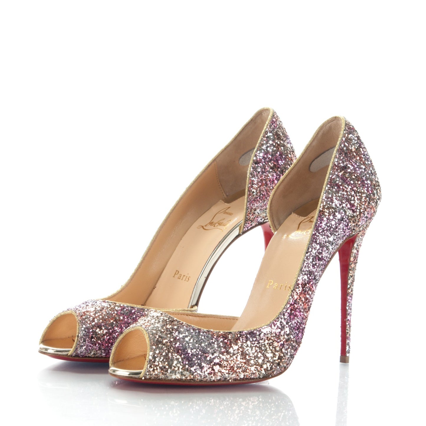 Glitter Demi You 100 Pumps 40 Rosette Gold