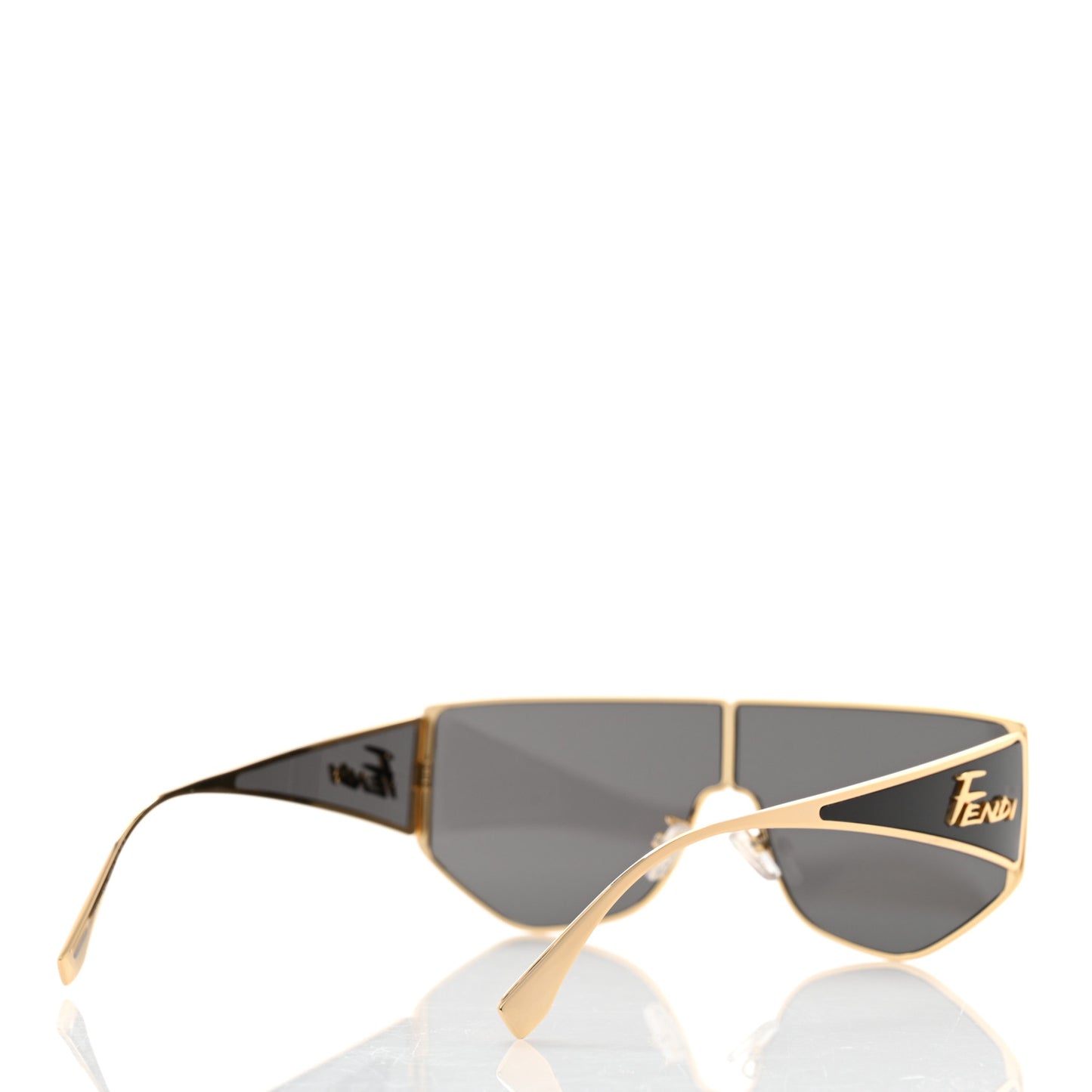 Metal Disco Geometric Sunglasses FE 40051/U Gold