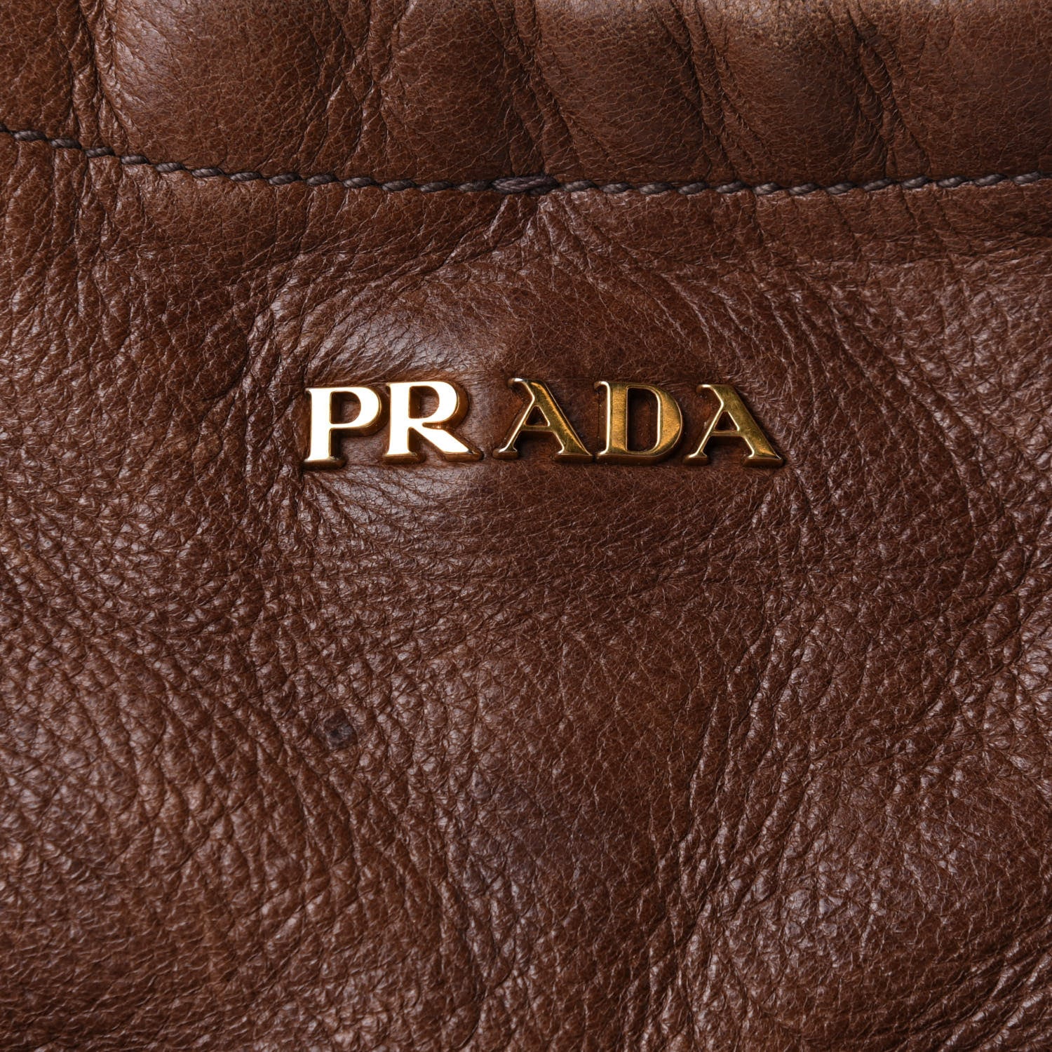 Prada Cervo Antik Front Pocket Hobo Cacao 9 of 14