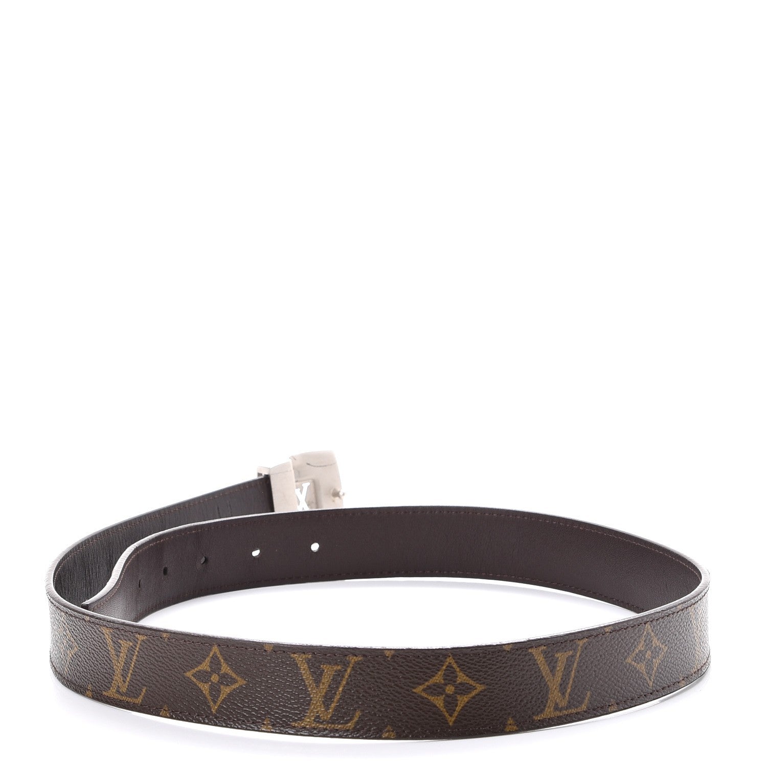 Louis Vuitton Monogram LV Cut Reversible Belt 85 34 3 of 7