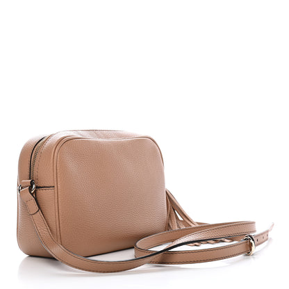 Gucci Pebbled Calfskin Small Soho Disco Bag Camelia 3 of 10